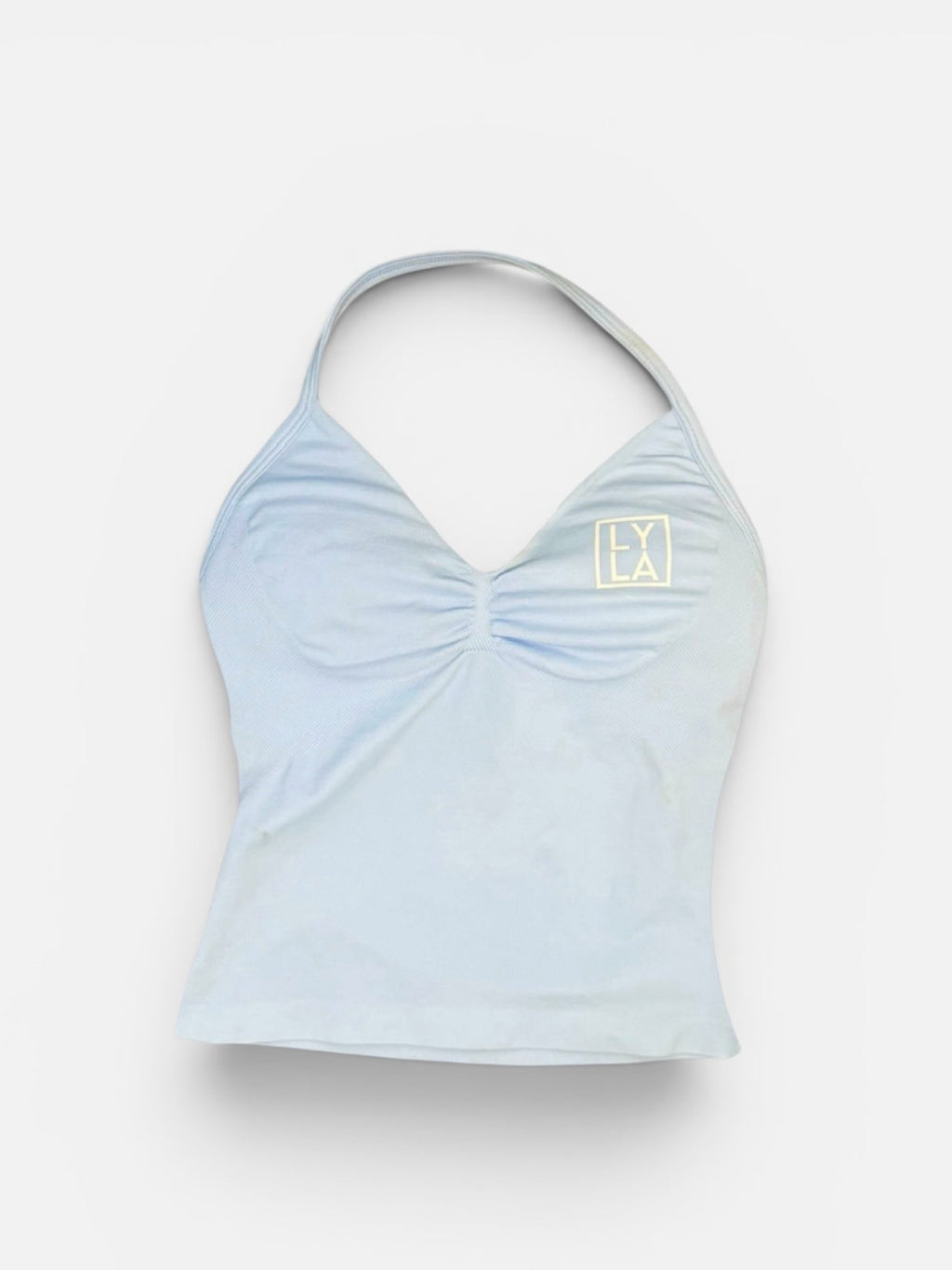 LYLA Athleisure Maliblue Halter Top