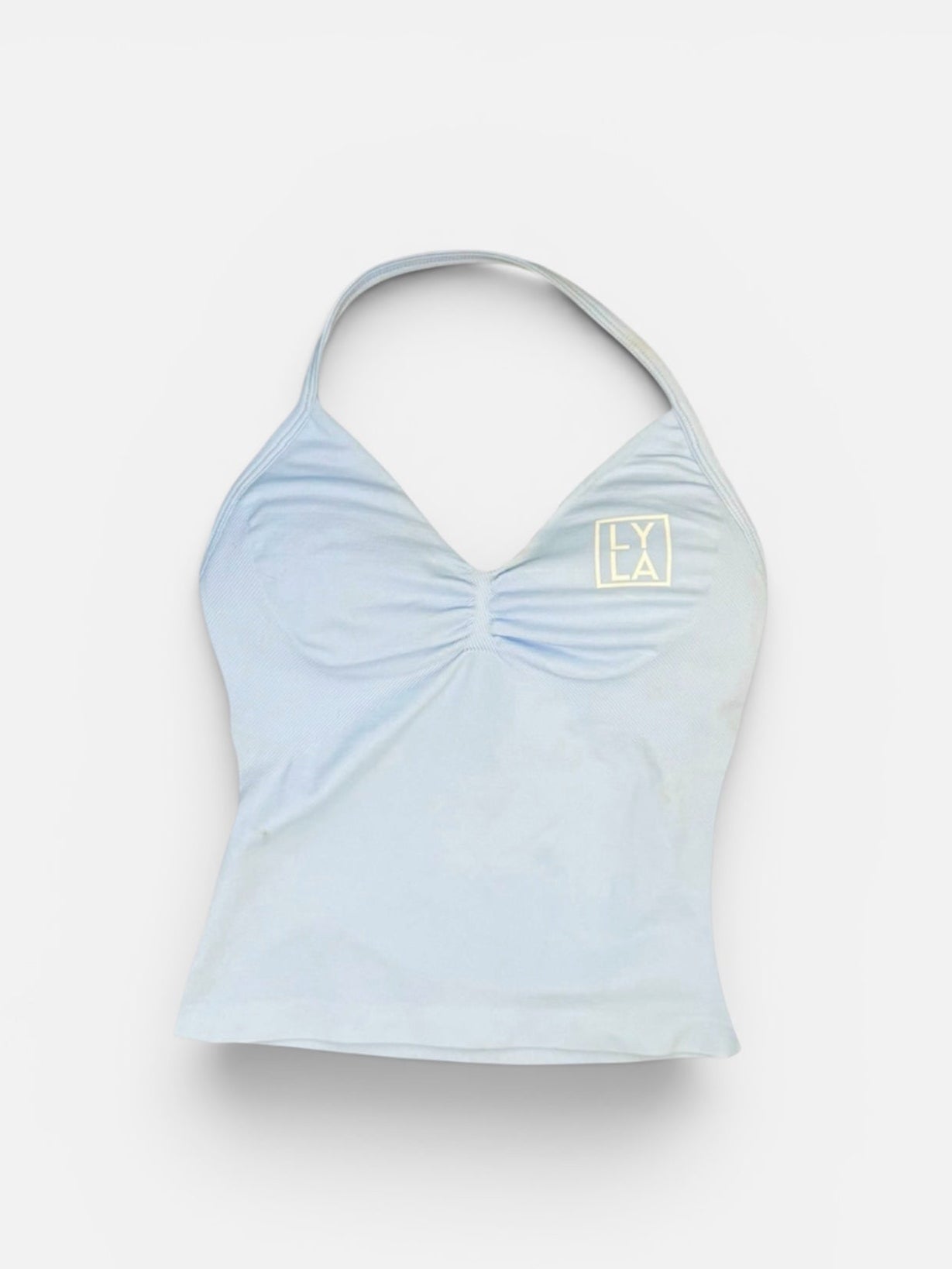 LYLA Athleisure Maliblue Halter Top